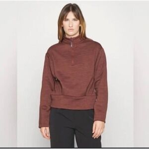 Athleta altitude 1/4 Zip Fleece Pullover Sweatshirt Women Size‎ S